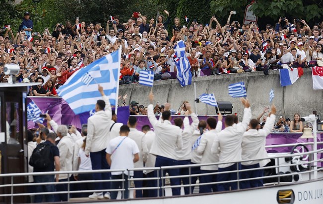 Τελετή Έναρξης, ελληνική αποστολή